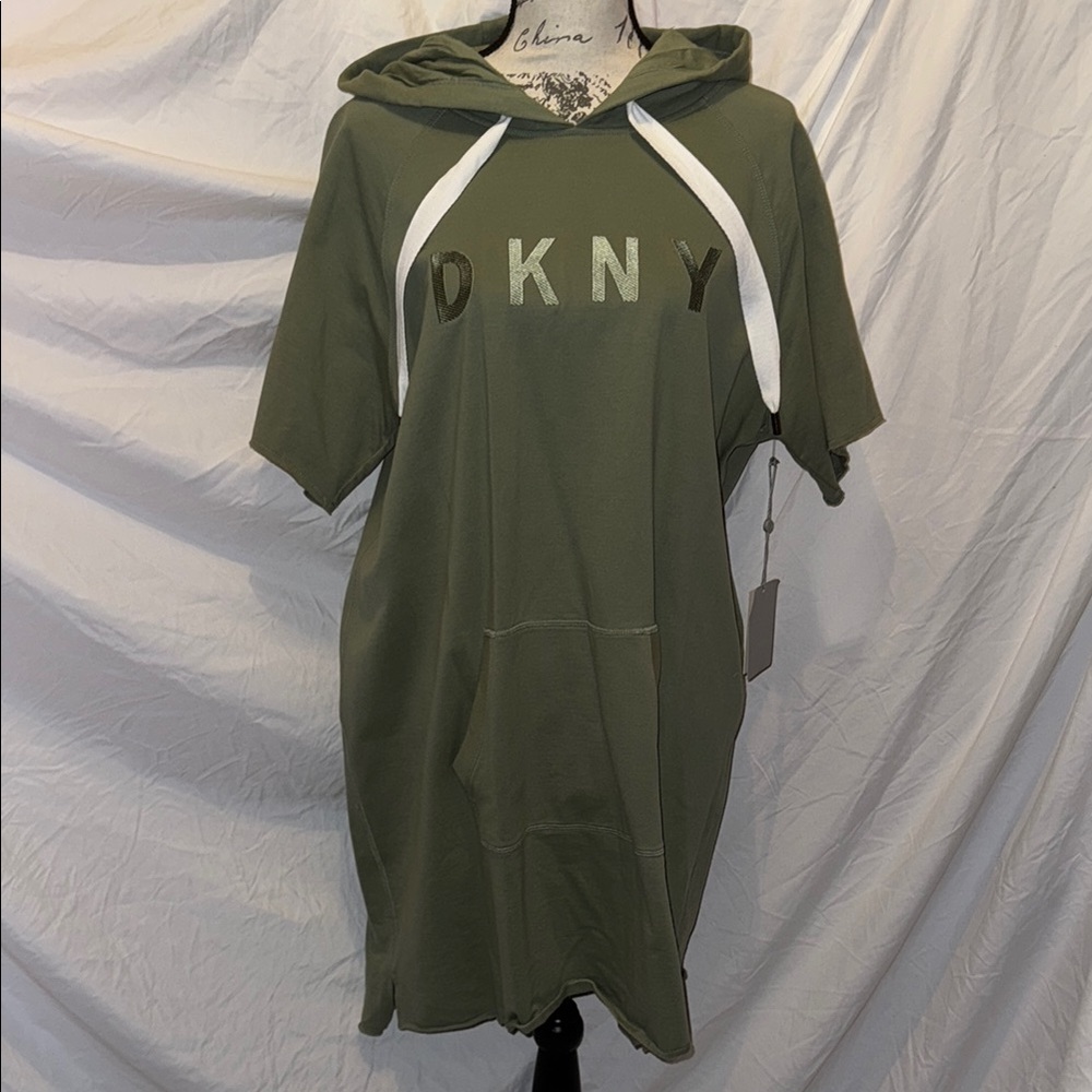DKNY Olive Hooded Dress
